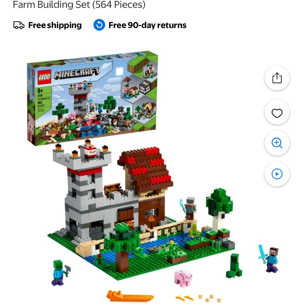 LEGO Minecraft 21161 The Crafting Box Set